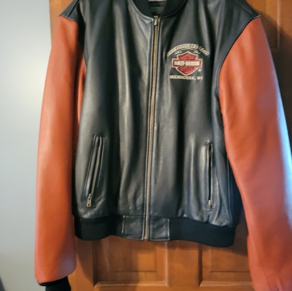 Mens Harley Davidson Leather Coat
